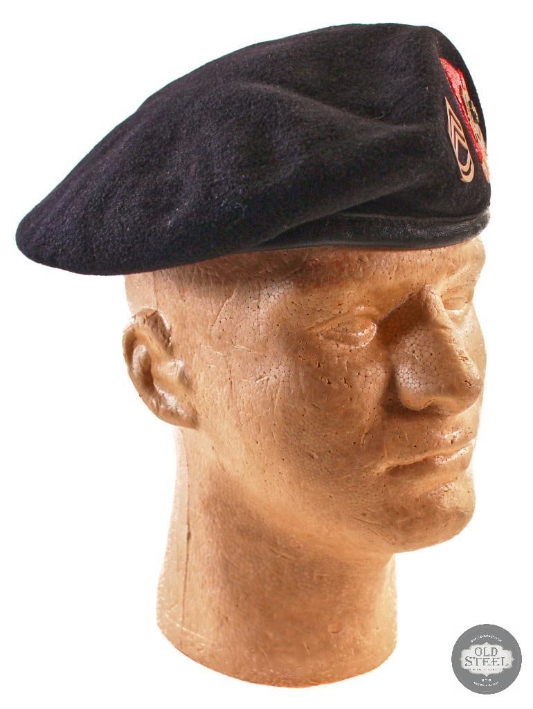 2nd Army Armored Cavalry Regiment Beret with Name "PSG Smith": Presented for your consideration is a 2nd Army Armored Cavalry Regiment Beret. Written on the inside is "PSG Smith" THIS ITEM IS AS PICTURED WITH NO F