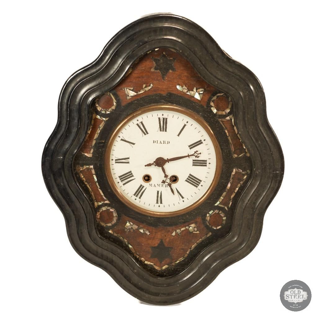 French Diard Mamert Flat Wall Clock (1 of 3)