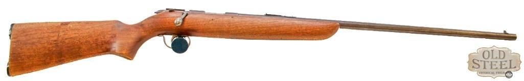 Remington Model 510 TargetMaster 22 S/L/LR C&R: Remington Model 510 chambered in 22LR. Good bore with crisp rifling lands. Finish shows patina and light wear from time and use. Butt plate is broken.&nbsp; &nbsp;  <