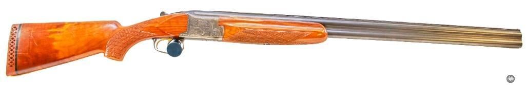 Laurona 16GA Over/Under Shotgun 30in Barrel 14.5in LoP - FFL: Engraved Laurona Over/Under shotgun in 16ga with 30 inch barrels and a modified 14.5 inch length of pull. The stock has been extended an inch and a quarter, The bores are great;&nbsp;smooth and shiny.