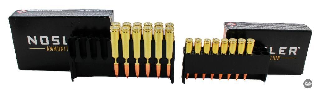 Lot of 2 boxes of Nosler ammo 6.5 Creedmoor 140gr and 223REM 55gr 1 of each (1 of 1)