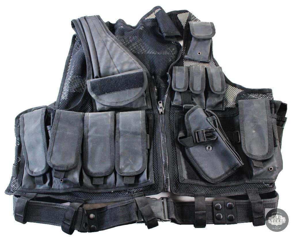 Black Nylon Tac-Vest (1 of 2)