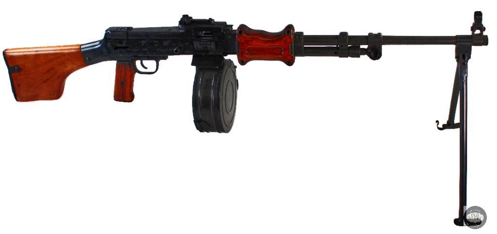 RPD Display Kit Gun - Non Firearm: RPD Display Gun - Non Firearm. Deactivated RPD. Top cover lifts and the feed mechanism on it moves. Barrel is unplugged and has good rifling. Original furniture and bipod. No internals of receiver. Gr