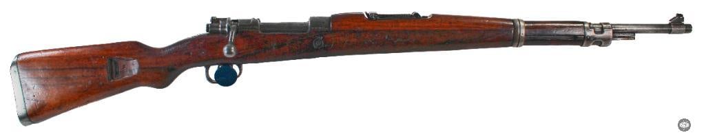 Zastava M48 8mm Mauser Preduzece 44 - .1950s C&R: For this lot we have a Zastava M48 Yugo Mauser in 8mm Mauser. Stock matches the receiver. Finish of metal is worn but bears crisp visible markings. Bore shows strong rifling with light wear on the edg