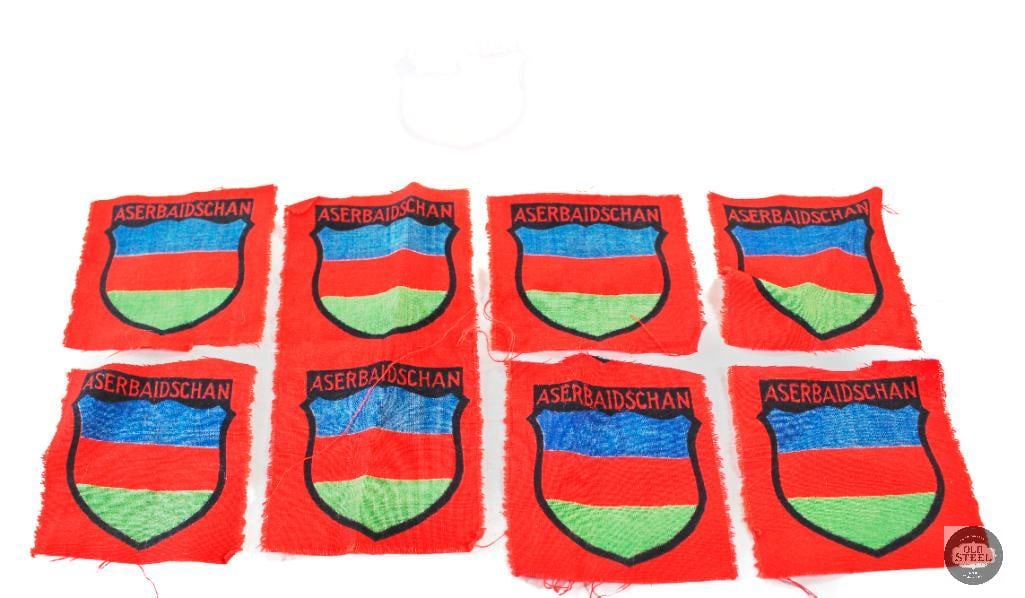 Original German WWII Aserbaidschan Volunteer Sleeve Patch (1 of 1)
