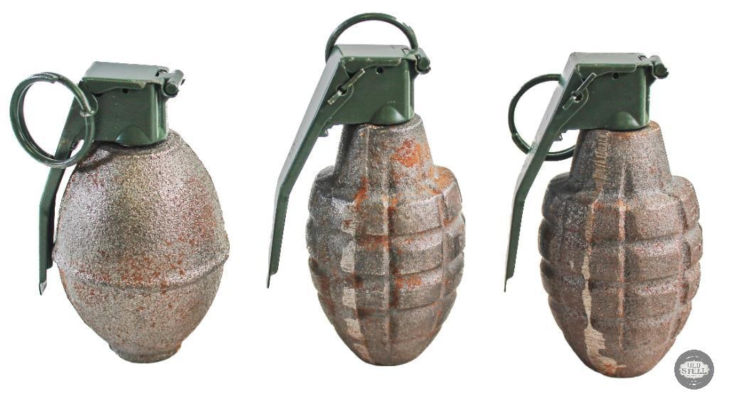 Lot of 3 Dummy Frag Grenades (1 of 3)