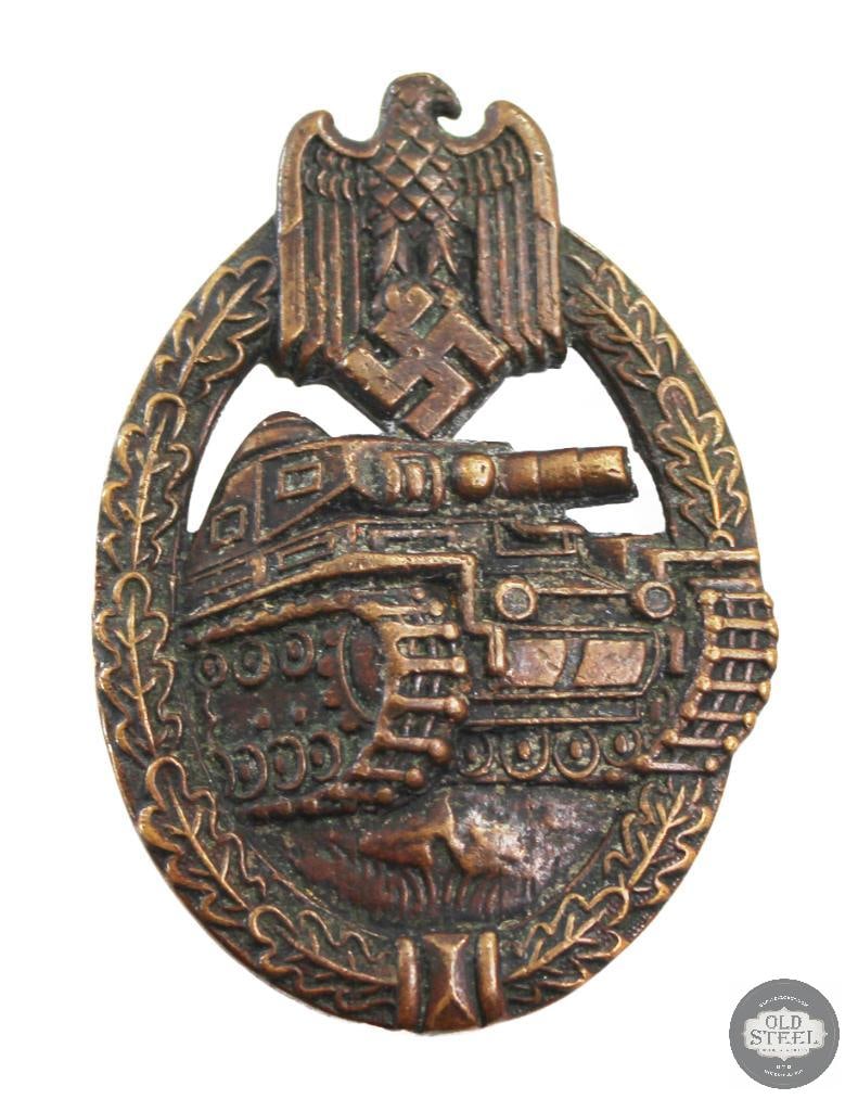Original WWII German Panzer Assault Badge (1 of 3)