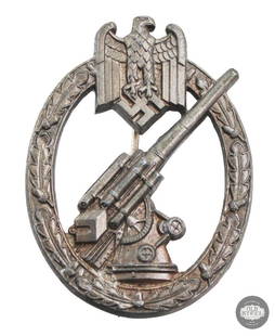 Original WWII German GWL Heer (Army) Flak Badge: Original WWII German GWL Heer (Army) Flak Badge &nbsp;  THIS ITEM IS AS PICTURED WITH NO FURTHER ATTACHMENTS. ALL SALES ARE FINAL. PLEASE REFER TO THE AUCTION