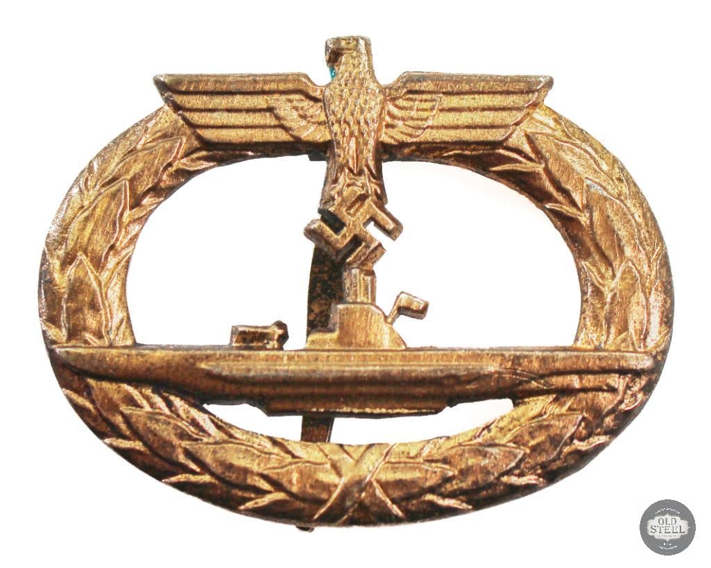 Original Kriegsmarine U-Boat Badge - WWII German (1 of 3)