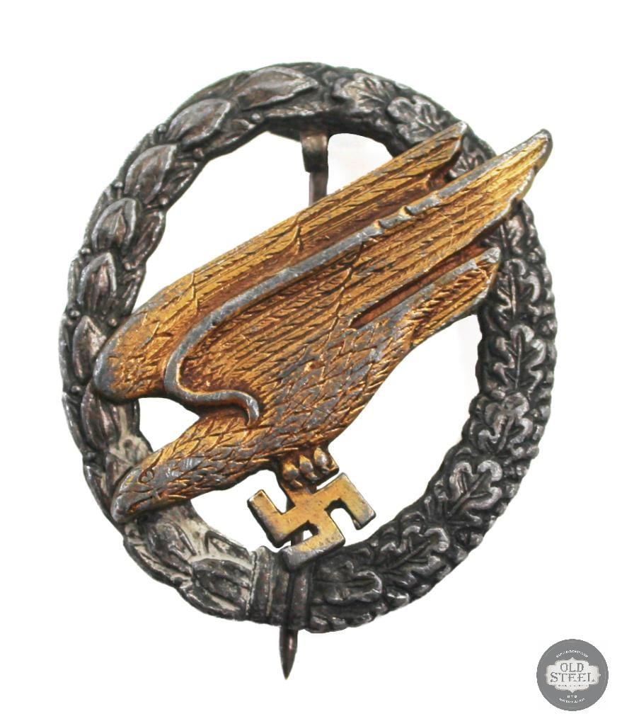 Original Luftwaffe Fallschirmer - Paratrooper Badge - WWII German (1 of 3)