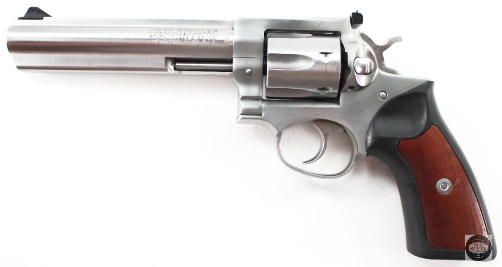 Ruger GP100 357 Magnum / 38 Special Revolver 6 Inch Barrel - FFL: Up for auction is a Ruger GP100 chambered in 357 Magnum. This beautiful revolver features a 6 inch barrel with sharp reflective rifling. The action is buttery smooth and locks up like a vault. The rev