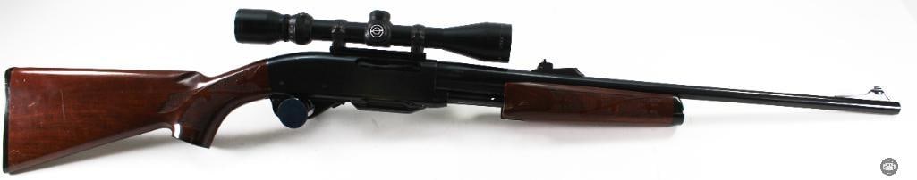 Remington Model 7600 .270 WIN Simmons ProHunter 3-9x40 Scope - FFL: Up next is a Remington Model 7600 pump action rifle chambered in 270 Winchester! The bore is in great condition with crisp rifling. Blued surfaces are in good condition with only some light patina on