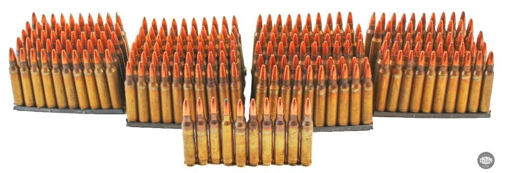 460rds 223/5.56 Ammunition: 460rds 223/5.56 Ammunition split between 240 loose rds and 220rds loaded onto 10rd stripper clips. Bonus 10rd clip with blanks (not included in total round count shown) 