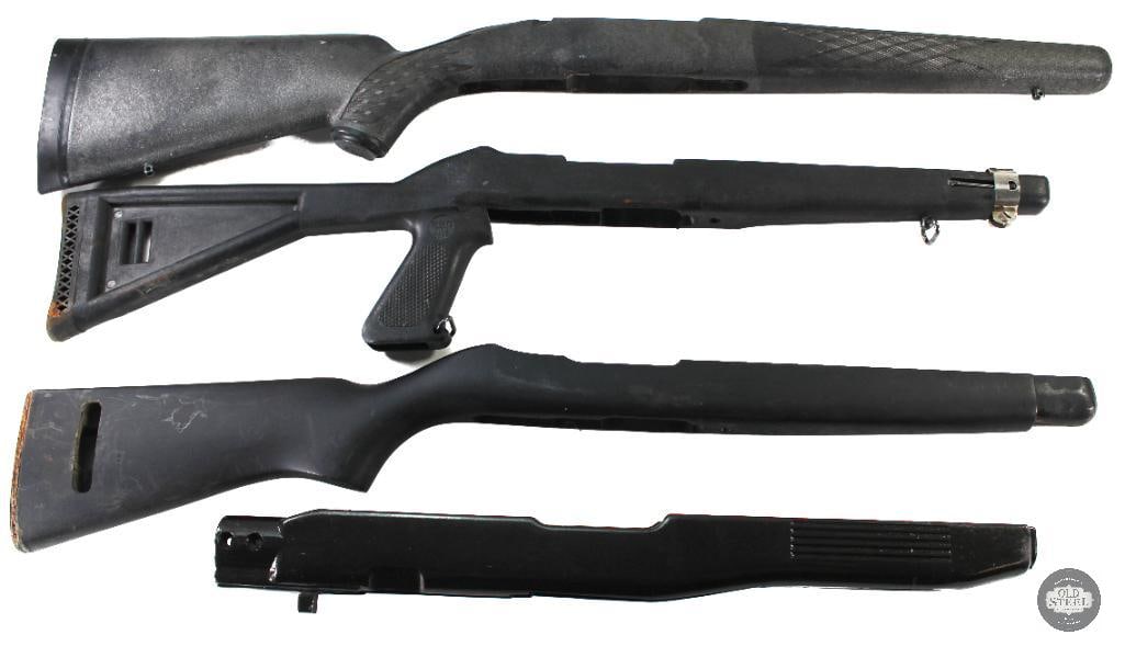 Lot of 4 Rifle Stocks - 2x 10-22 / 2x SKS: 2 stocks for Ruger 10-22 rifle 2 stocks for SKS rifle THIS ITEM IS AS PICTURED WITH NO FURTHER ATTACHMENTS. ALL SALES ARE FINAL. PLEASE REFER TO T