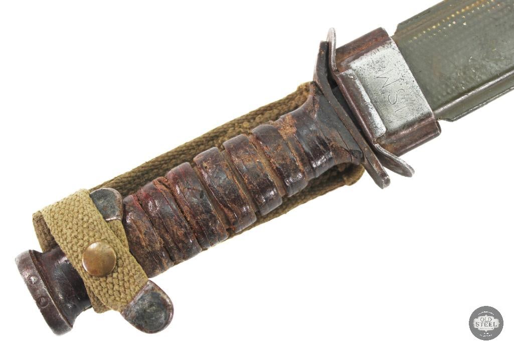 Wwii Us M3 Combat Knife & M8 Scabbard