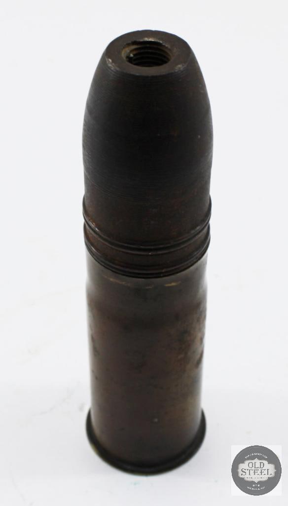 World War I WWI 37MM Hotchkiss Revolving Cannon Shell: World War I WWI 37MM Hotchkiss Revolving Cannon Shell 6.25" tall THIS ITEM IS AS PICTURED WITH NO FURTHER ATTACHMENTS. ALL SALES ARE FINAL. PLEASE