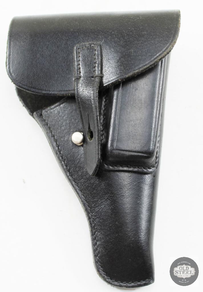 German High Front Black Leather Holster (1 of 1)
