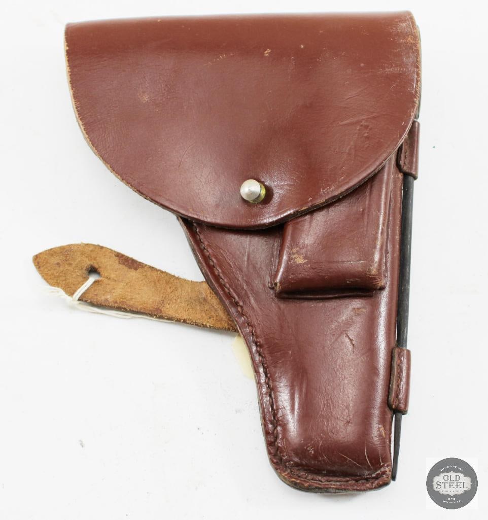 Romanian Tokarev Brown Leather Holster & Cleaning Rod (1 of 3)