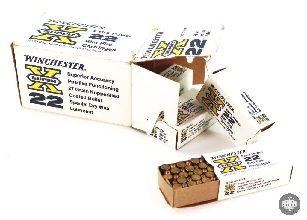 Brick of Winchester .22short HP Ammunition-500rds: Brick of Winchester .22short HP Ammunition-500rds THIS ITEM IS AS PICTURED WITH NO FURTHER ATTACHMENTS. ALL SALES ARE FINAL. PLEASE REFER TO THE AUCTI