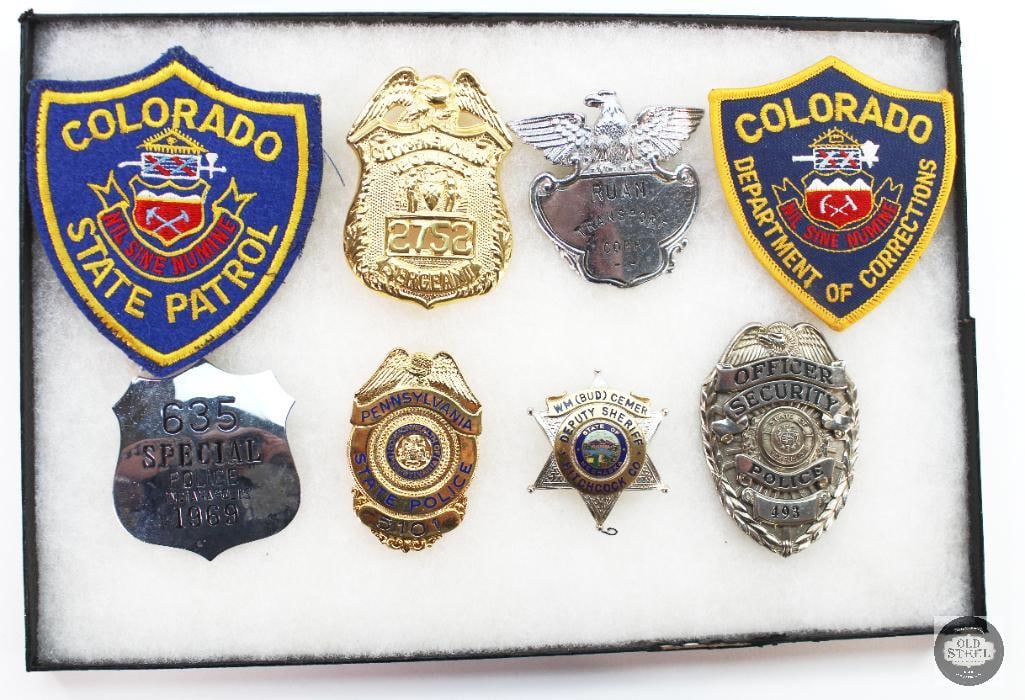 Lot of Various Colorado Police Badges/Patches (1 of 2)
