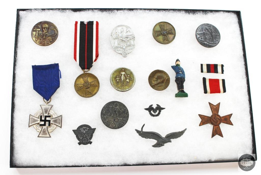 Lot of Various German WWII Era Badges, Awards and Medallions/Coins (1 of 1)
