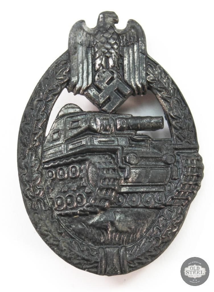 WWII German Panzer Assault Badge Silver (1 of 2)