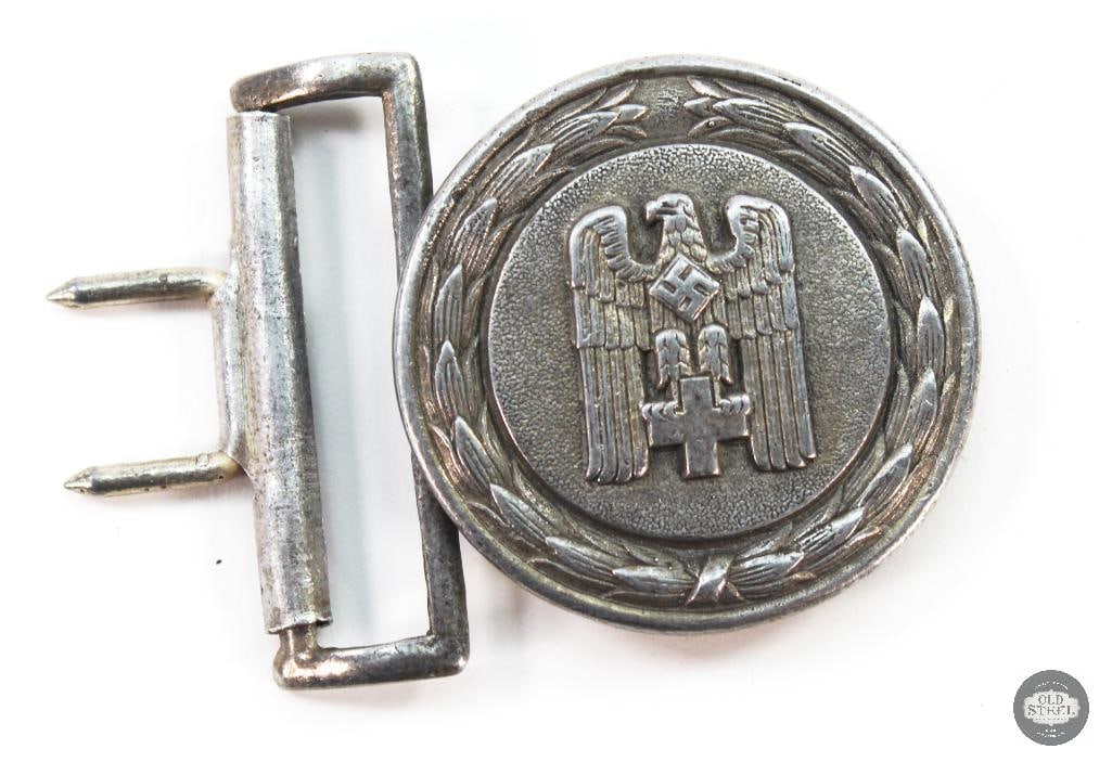 WWII German Officer's DRK (Red Cross) Belt Buckle (1 of 2)