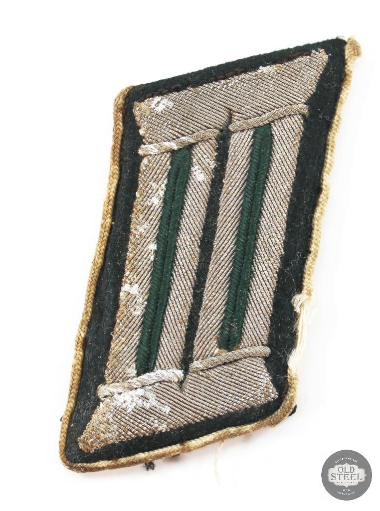 Original WWII German Heer Admin Collar Tab (1 of 2)