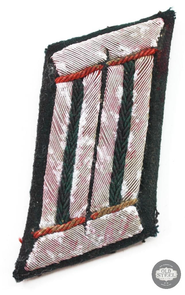 Original Officer Armored Infantry Collar Tab WWII German (1 of 2)