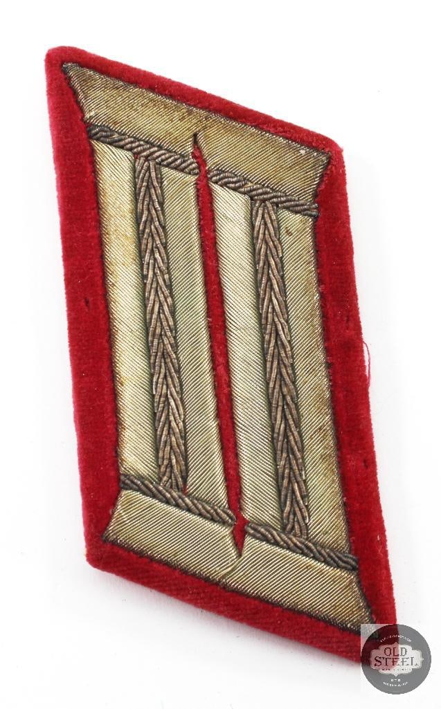 Original WWII German Artillery EM/NCO Collar Tab: Original WWII German Artillery EM/NCO Collar Tab THIS ITEM IS AS PICTURED WITH NO FURTHER ATTACHMENTS. ALL SALES ARE FINAL. PLEASE REFER TO THE AUCTIO