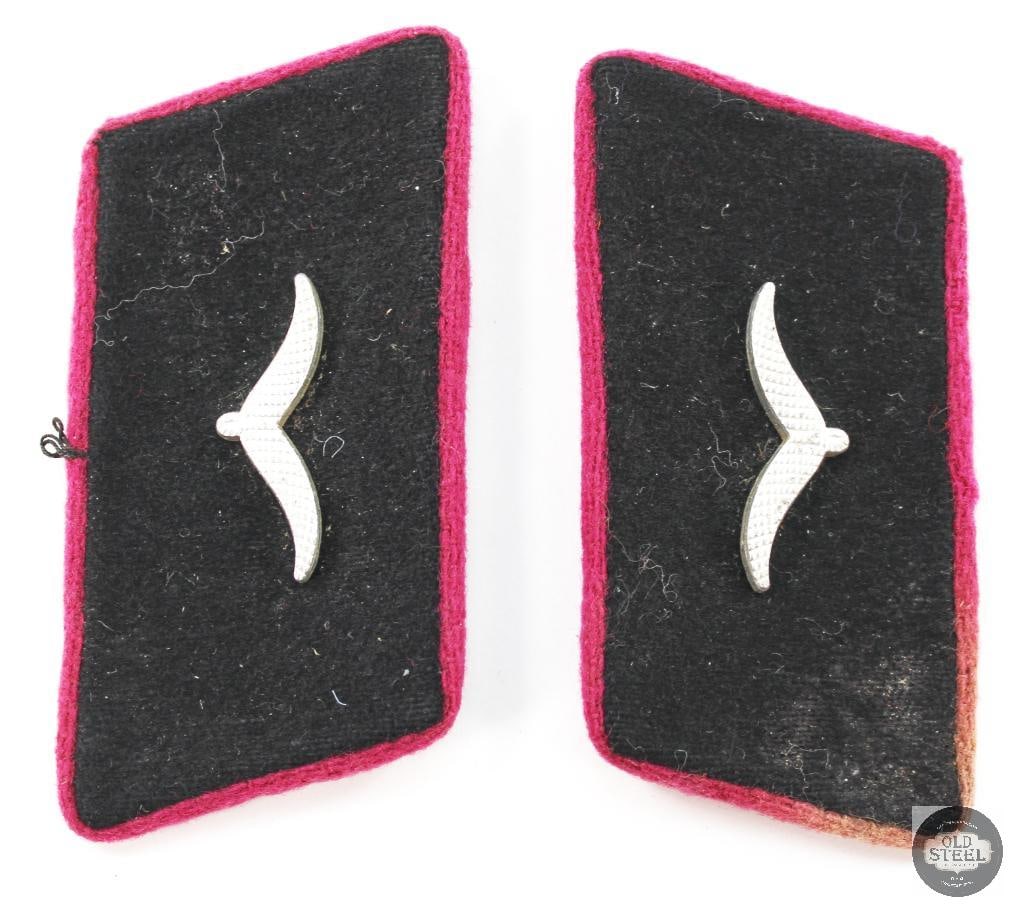 Original Luftwaffe Feuerwehrman (Firemen) Collar Tabs WWII Germany (1 of 2)