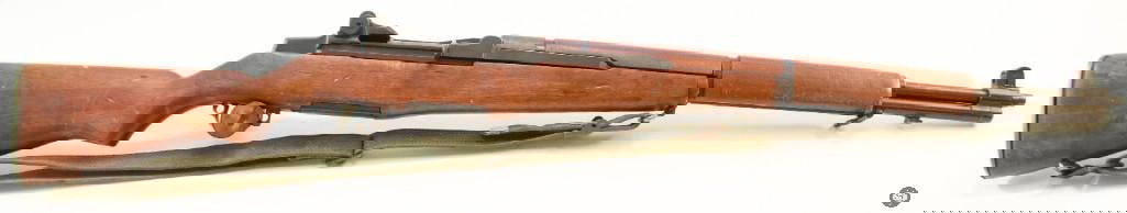Springfield M1 Garand 30-06 SPRG Post-War 1955-1957 Mfg C&R: Up next is the iconic M1 Garand rifle made by Springfield Post-WWII. Chambered in 30-06 with a good bore. The stock has some surface wear from use and shows the upper screw is missing from the butt