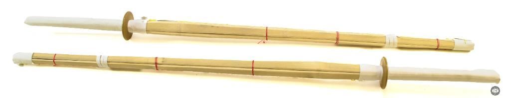 Pair of Kendo Bamboo Training Swords (1 of 1)