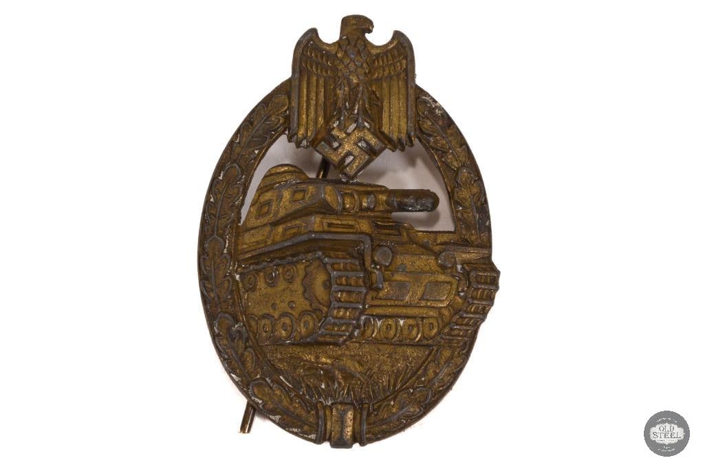 Original Panzer Assault Badge (Panzerkampfabzeichen) Germany WWII (1 of 2)