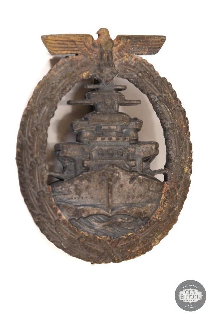 Original High Seas Fleet Badge (Flottenkriegsabzeichen) WWII Germany (1 of 2)