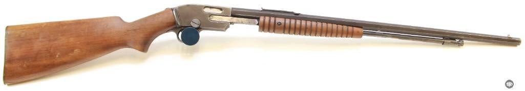Savage Model 1914 .22LR Pump Action Rifle: Offered here is a Savage Model 1914 pump action 22 rifle. Mechanically sound, but the bore is frosty and shows some worn rifling. THIS ITEM IS A