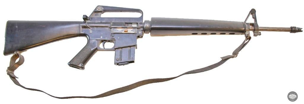 Armi Jager Mod. A. P. 74 22LR Rifle Italy FFL: This AR-15 looking rifle is not infact an AR15 at all but an Armi Jager made Model AP 74 rifle in .22LR. There is some patina present on moving steel parts. The bore is in great condition with crisp s