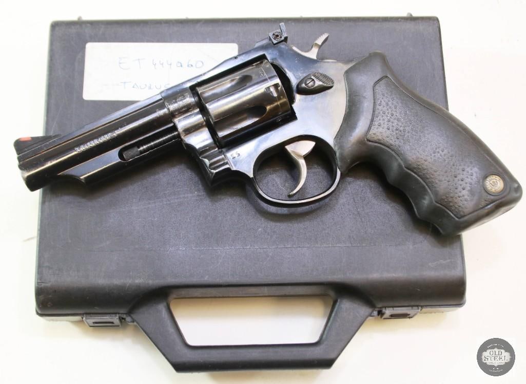 Taurus 83 Revolver 38 Special with Box - Needs Parts: Up next is a Taurus model 83 revolver in 38 SPL. The bore is great with shiny grooves and crisp rifling lands. The finish shows some wearing to the bluing. The revolver is missing its cylinder stop pl