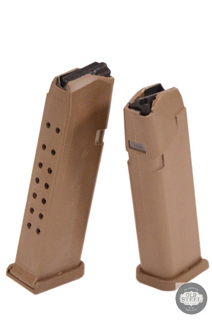 Lot of 2 RWB Glock17 Magazines - 17rd (1 of 2)