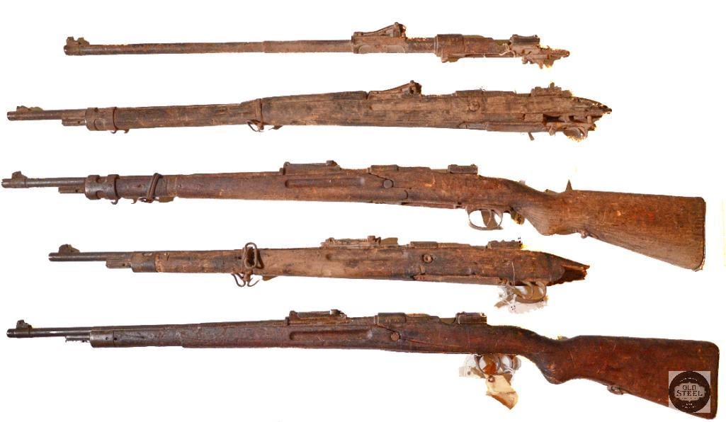 5 Chinese Mauser Rifles/Barreled Actions - Parts Guns (1 of 1)