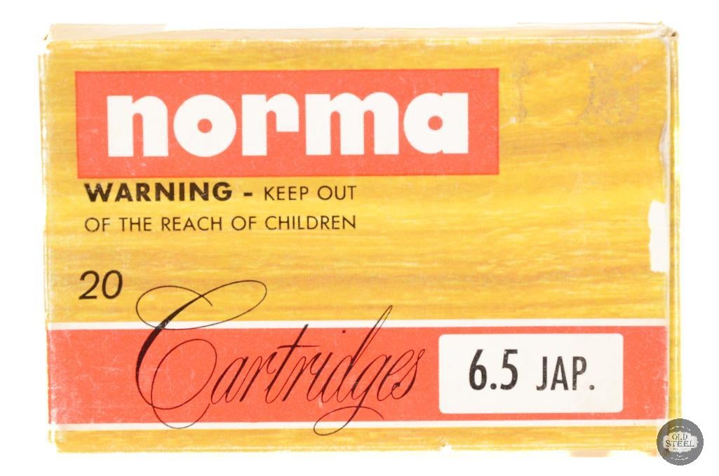 Box Norma 6.5 Japanese 139gr SPSP Ammunition - 20rds: Box Norma 6.5 Japanese 139gr SPSP Ammunition - 20rds THIS ITEM IS AS PICTURED WITH NO FURTHER ATTACHMENTS. ALL SALES ARE FINAL. PLEASE REFER TO THE AU