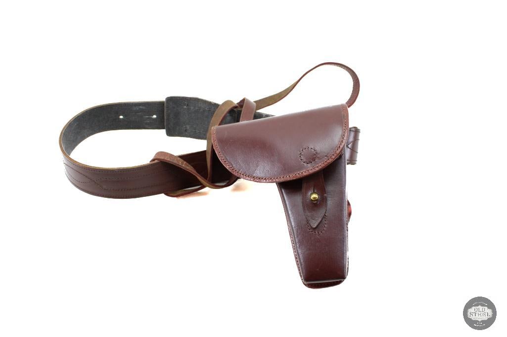 New Made WW1 M 1912 Steyr Hahn Holster & Gun Belt: New Made WW1 M 1912 Steyr Hahn Holster & Gun Belt THIS ITEM IS AS PICTURED WITH NO FURTHER ATTACHMENTS. ALL SALES ARE FINAL. PLEASE REFER TO THE A