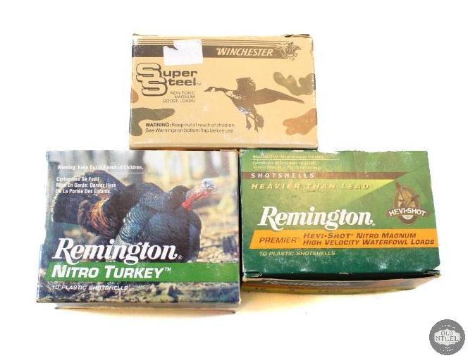 3 Boxes of 12 Ga Ammo 30 Rds (1 of 2)