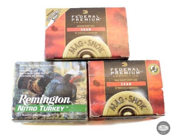 3 Boxes Remington Federal Shotgun Shells 30 Rds. (1 of 1)
