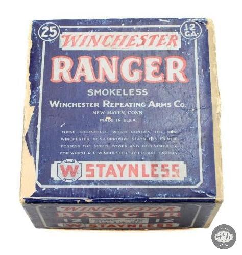 Box of Vintage Winchester Ranger 12 Ga Shotgun Shells 25 Rds. (1 of 1)