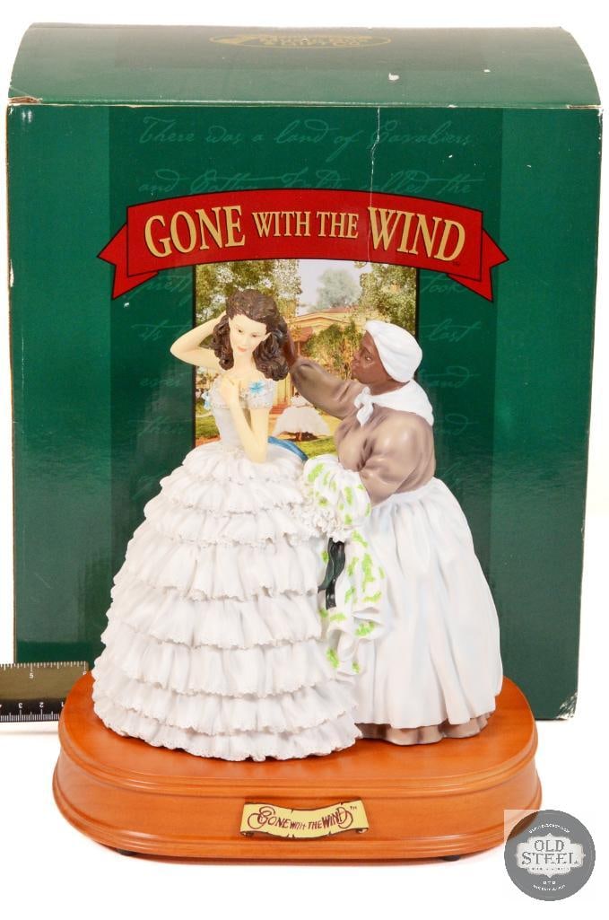 Scarlett and Mammy Gone With the Wind Collectible Music Box - Like New in Box: San Francisco Music Box Company "Scarlett and Mammy" Gone With the Wind collectible music box with "Tara's Theme" as the tune. Like new in original box. 