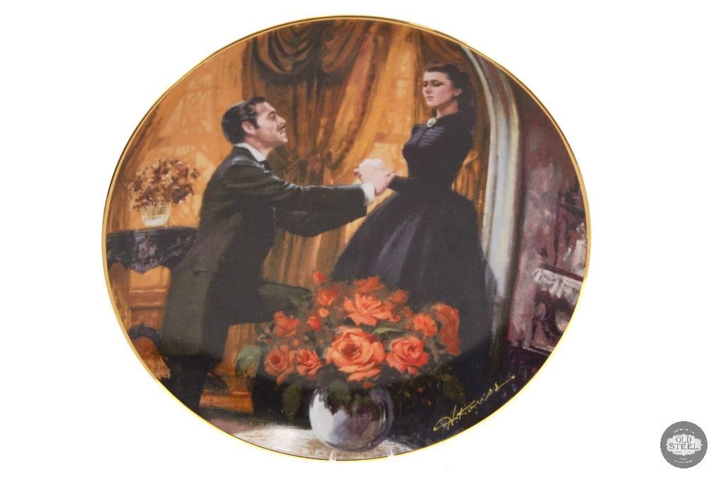 The Proposal - Gone With the Wind Collectible Plate - Certificate of Authenticity: "The Proposal" the 4th issue in the W.S. George Fine China Gone With the Wind: Golden Anniversary Series by Howard Rogers. Comes with original certificate of authenticity. 