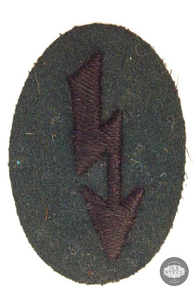 Original Signal Blitz - German Army Signals Operator Patch WWII (1 of 2)