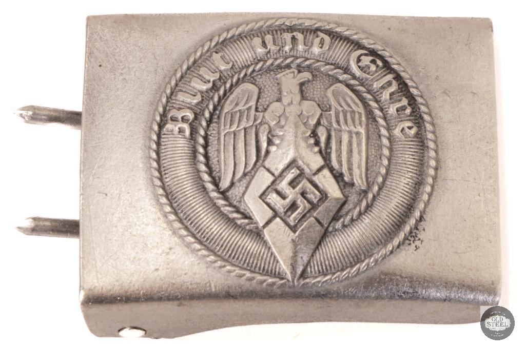 Hitler Youth Blut und Ehre Belt Buckle - WWII Germany: Hitler Youth Blut und Ehre Belt Buckle - WWII Germany THIS ITEM IS AS PICTURED WITH NO FURTHER ATTACHMENTS. ALL SALES ARE FINAL. PLEASE REFER TO THE A
