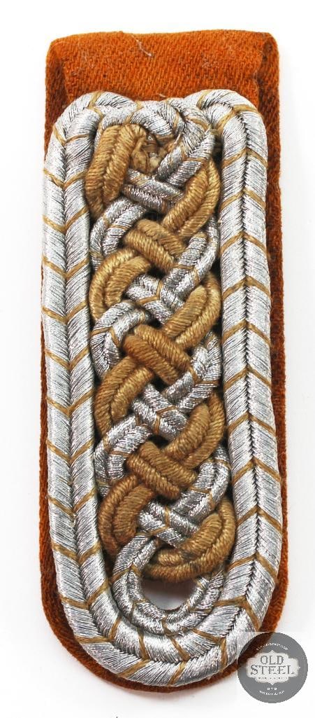 Original Gendarmerie Meister Warrant Officer Shoulder Board WWII German (1 of 2)